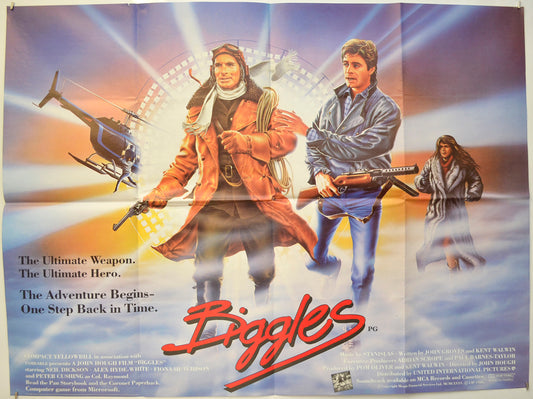 Biggles  Original Quad Poster - Film Poster - Movie Poster