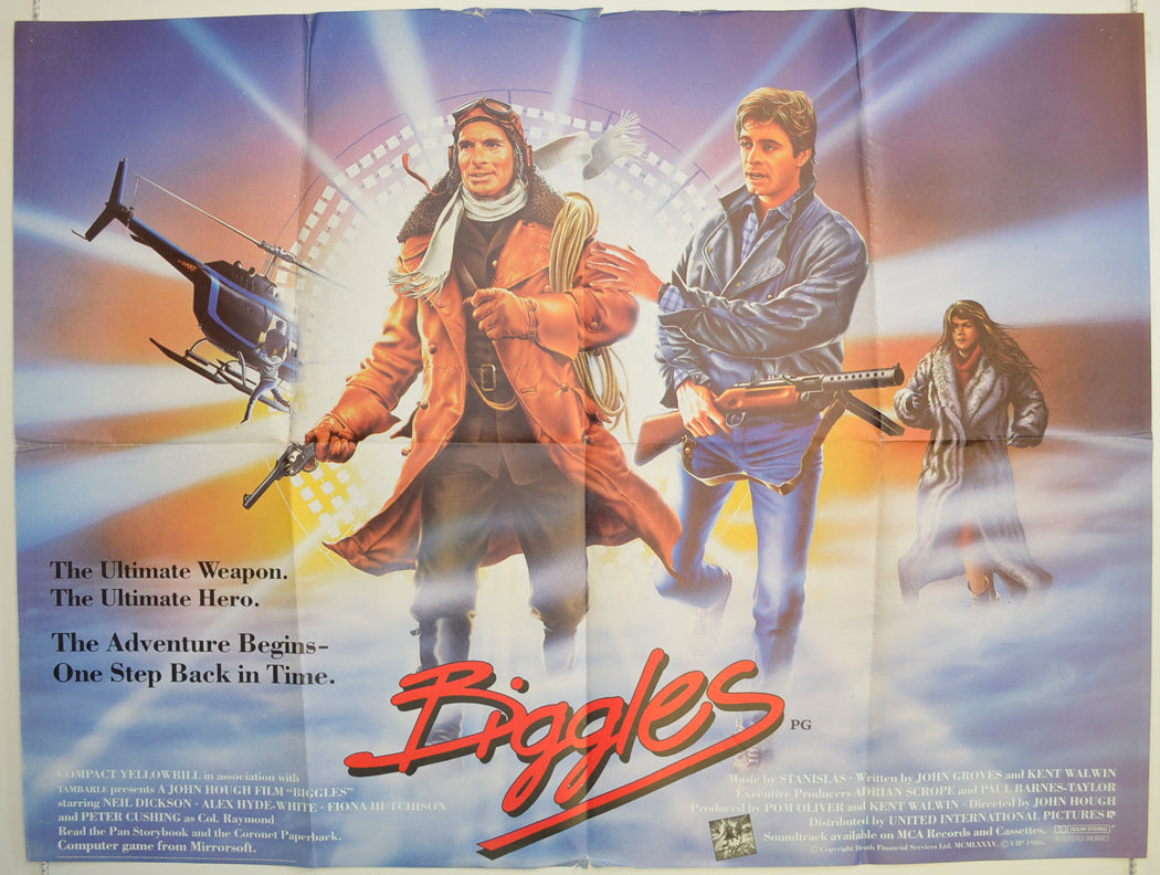 Biggles  Original British Quad Poster - Film Poster - Movie Poster 