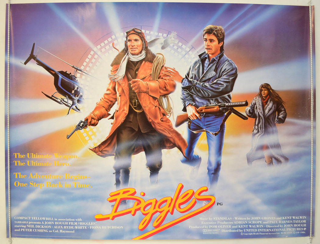 Biggles Original Quad Poster - Film Poster - Movie Poster  