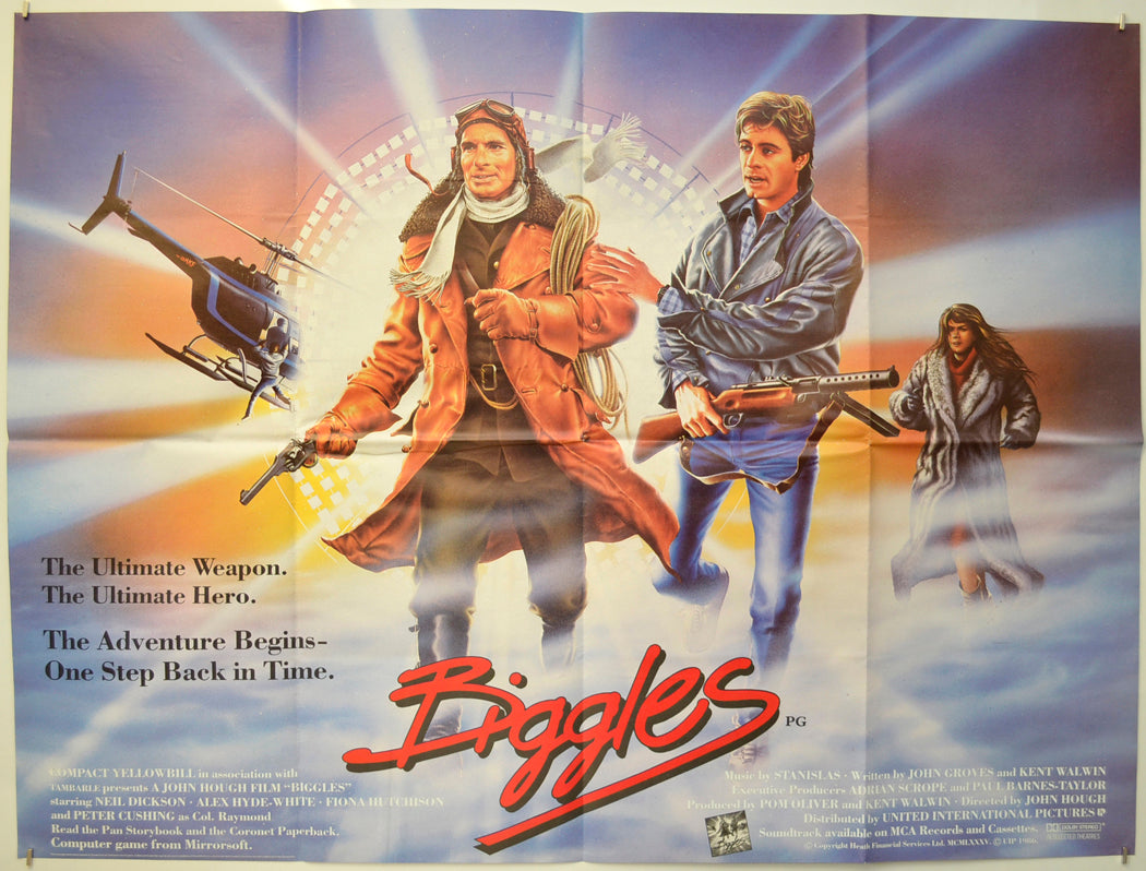 Biggles  Original Quad Poster - Film Poster - Movie Poster