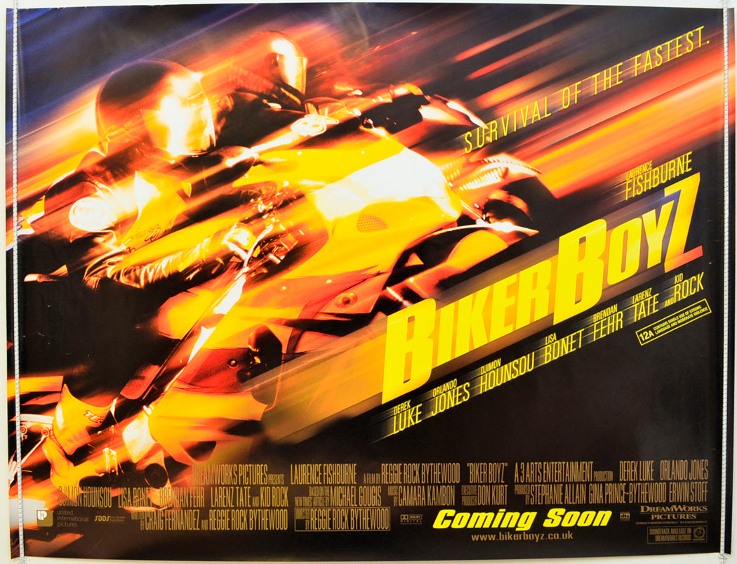 Biker Boyz Original Quad Poster - Film Poster - Movie Poster  