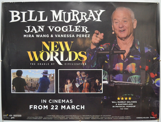 Bill Murray’s New Worlds Original Quad Poster - Film Poster - Movie Poster