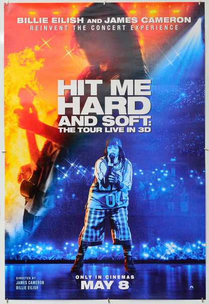Billie Eilish – Hit Me Hard and Soft - The Tour Live in 3D - Original One Sheet Poster - Film Poster - Movie Poster 