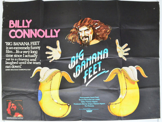 Big Banana Feet  Original British Quad Poster - Film Poster - Movie Poster