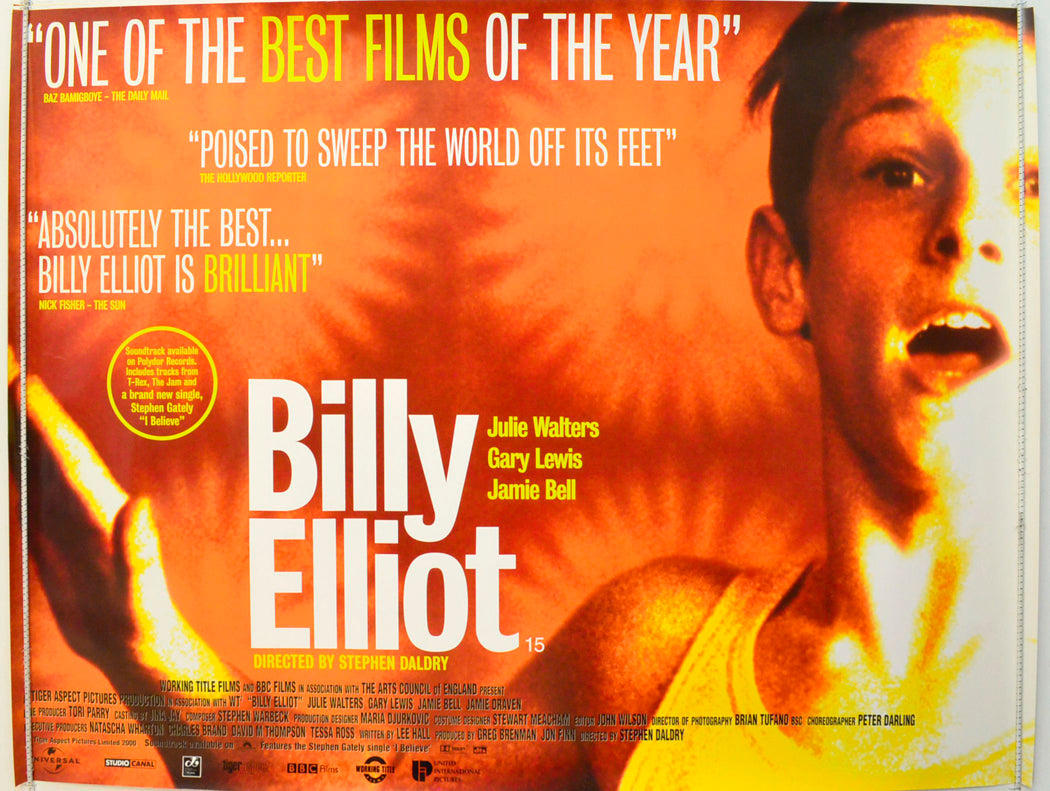 Billy Elliot Original British Quad Poster - Film Poster - Movie Poster 