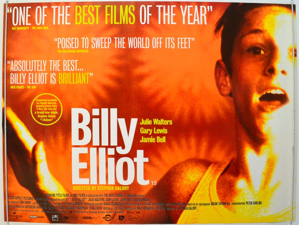 Billy Elliot Original British Quad Poster - Film Poster - Movie Poster 