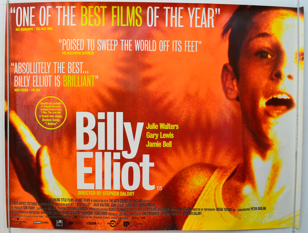 Billy Elliot  Original British Quad Poster - Film Poster - Movie Poster