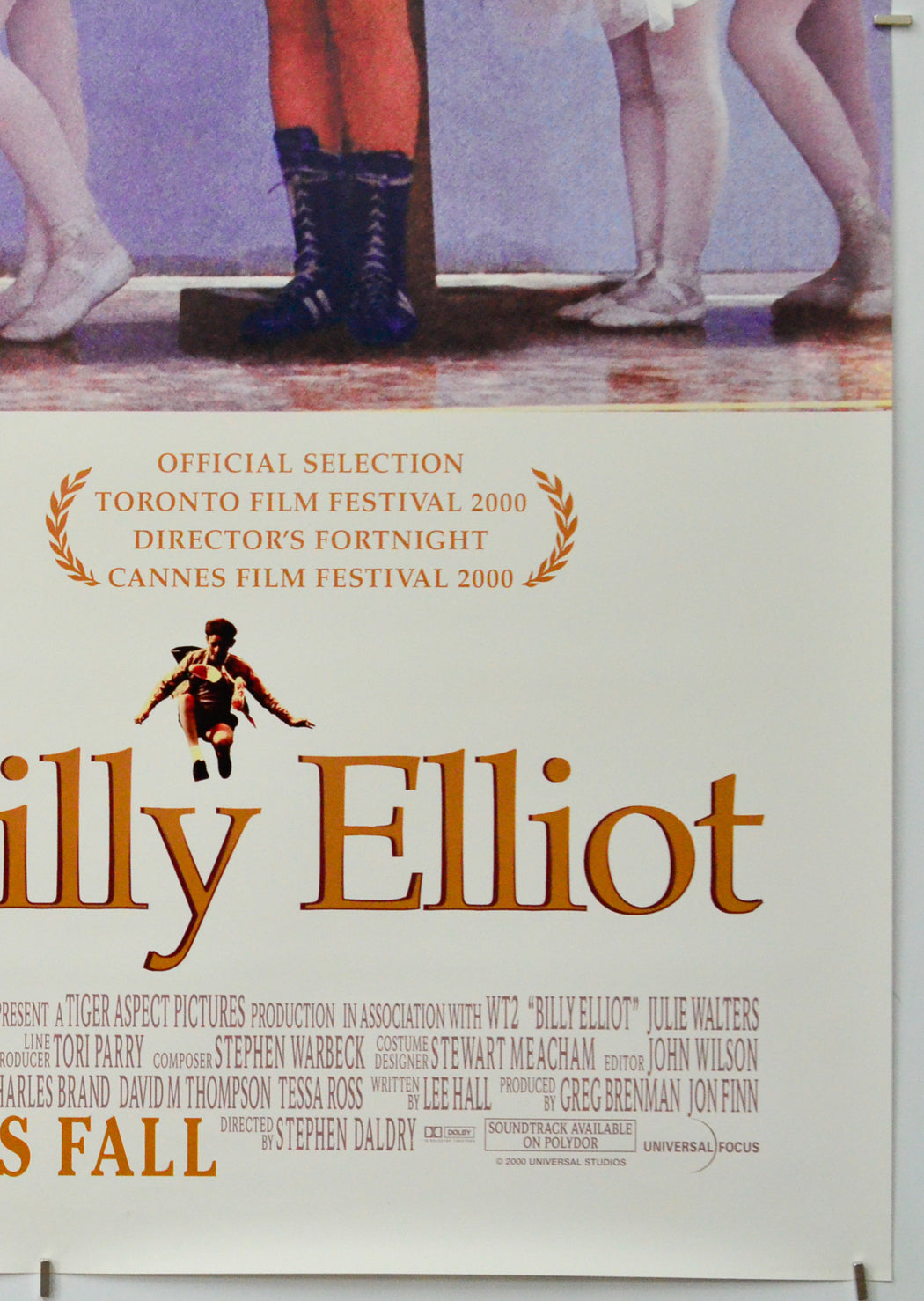 Billy Elliot (Bottom Right) Cinema One Sheet Movie Poster 