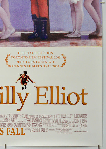 Billy Elliot (Bottom Right) Cinema One Sheet Movie Poster 