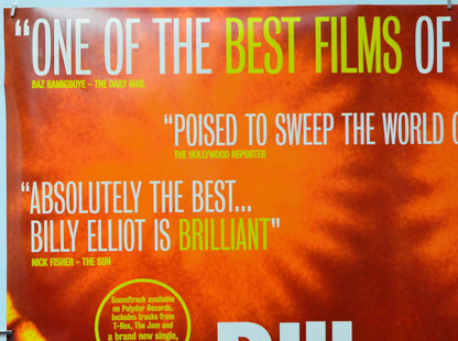 Billy Elliot (Top Left) Cinema Quad Movie Poster 