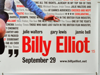 Billy Elliot (Bottom Right) Cinema Quad Movie Poster 
