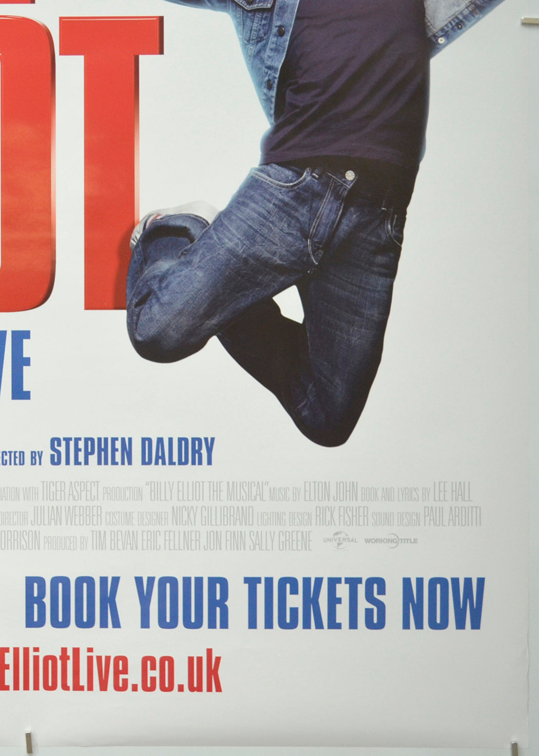 BILLY ELLIOT THE MUSICAL LIVE (Bottom Right) Cinema One Sheet Movie Poster 