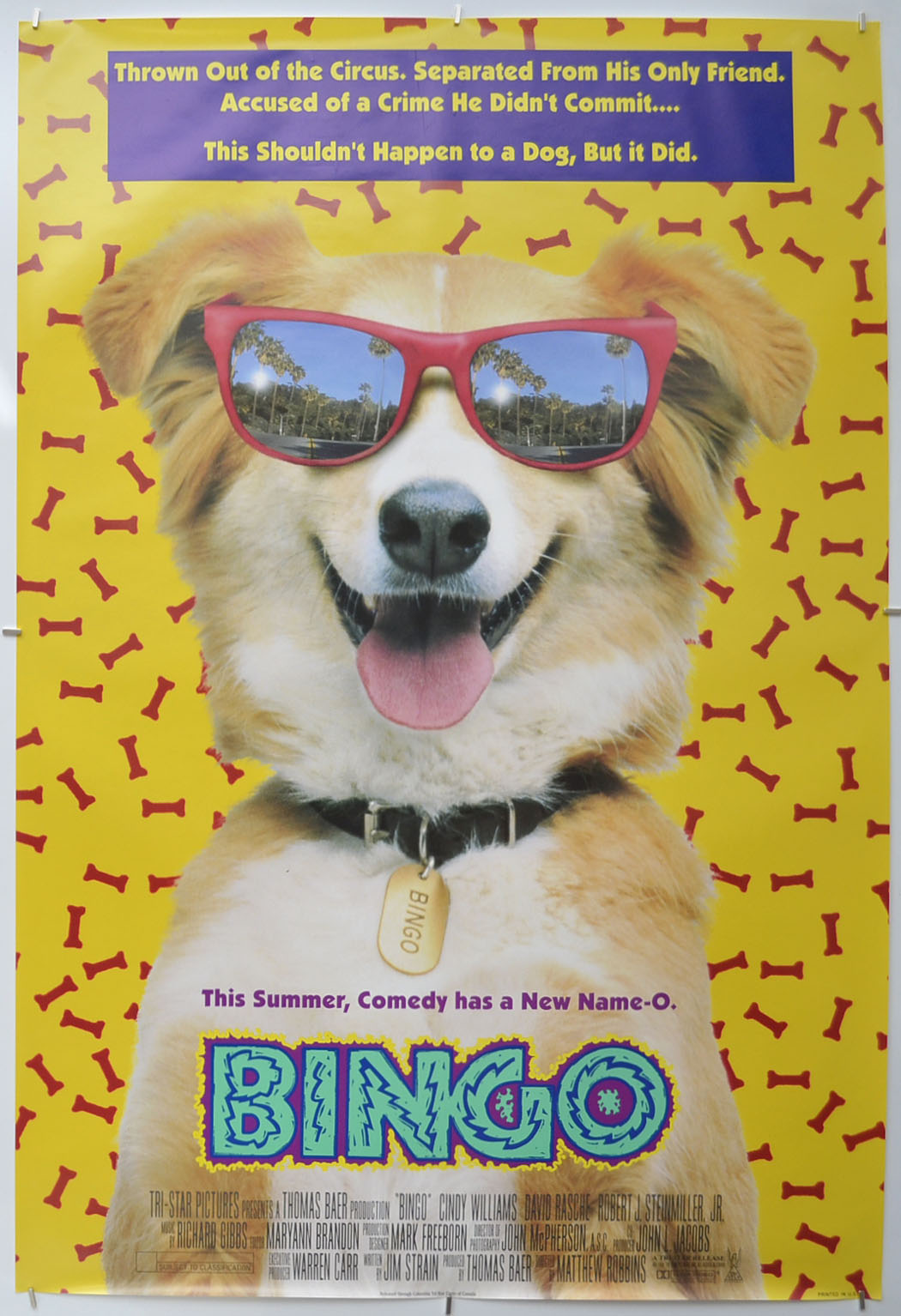 Bingo  Original One Sheet Poster - Film Poster - Movie Poster