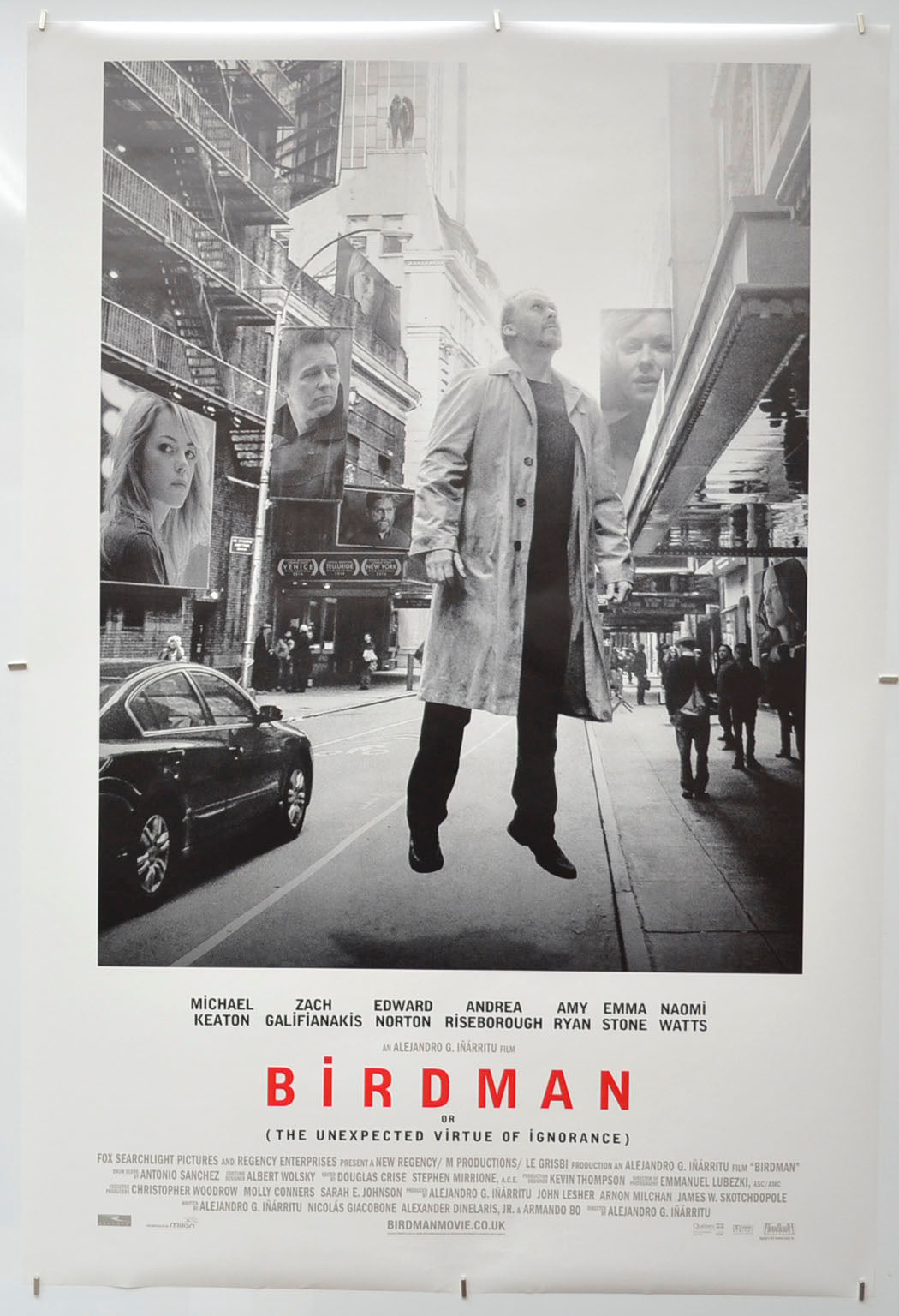 Birdman Original One Sheet Poster - Film Poster - Movie Poster