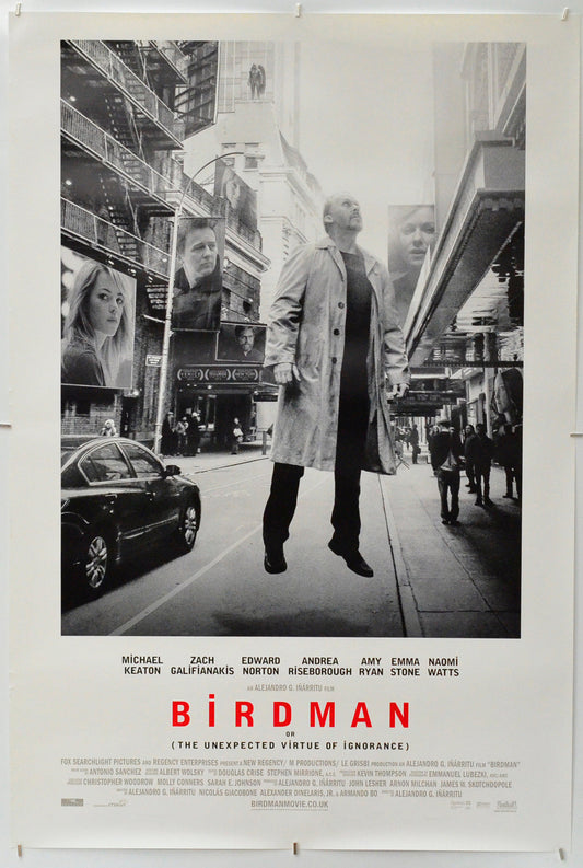 Birdman - Original One Sheet Poster - Film Poster - Movie Poster 