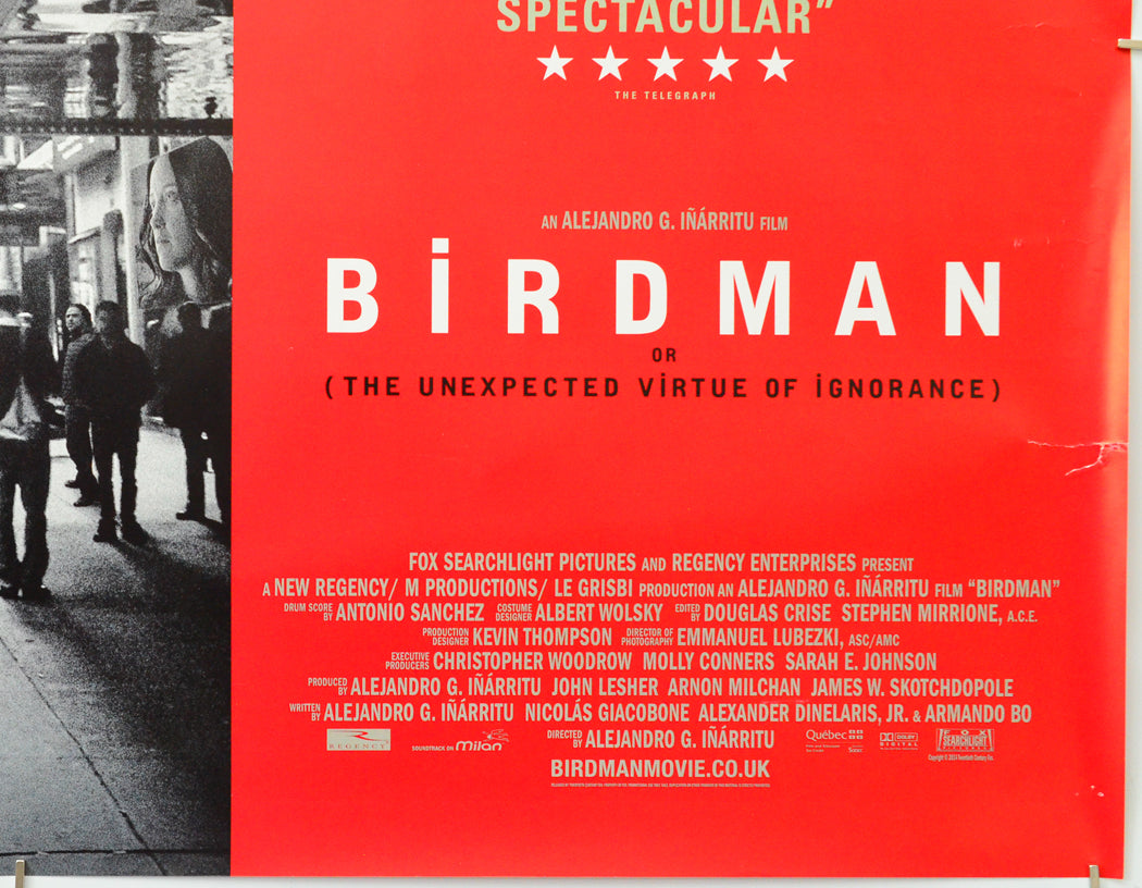 Birdman (Bottom Right) Cinema Quad Movie Poster 