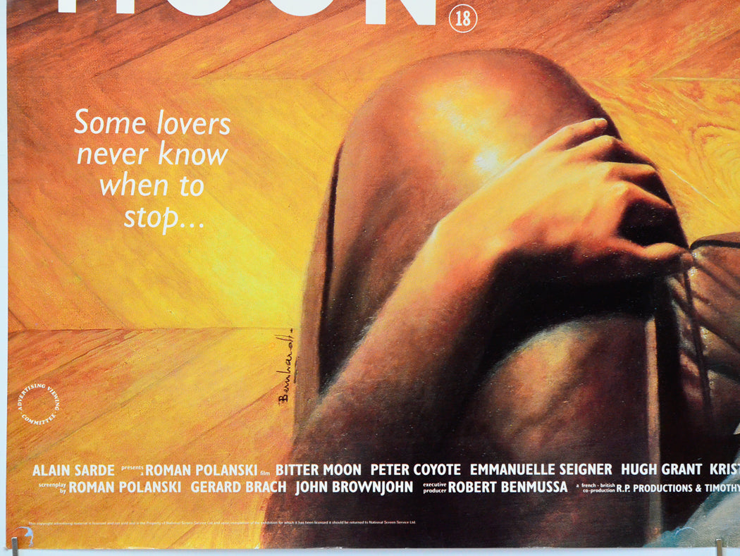Bitter Moon (Bottom Left) Cinema Quad Movie Poster 