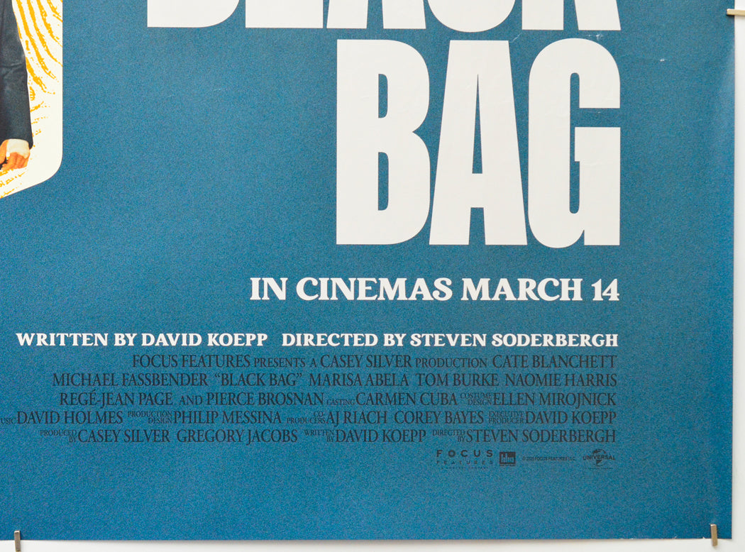 Black Bag (Bottom Right) Cinema Quad Movie Poster 