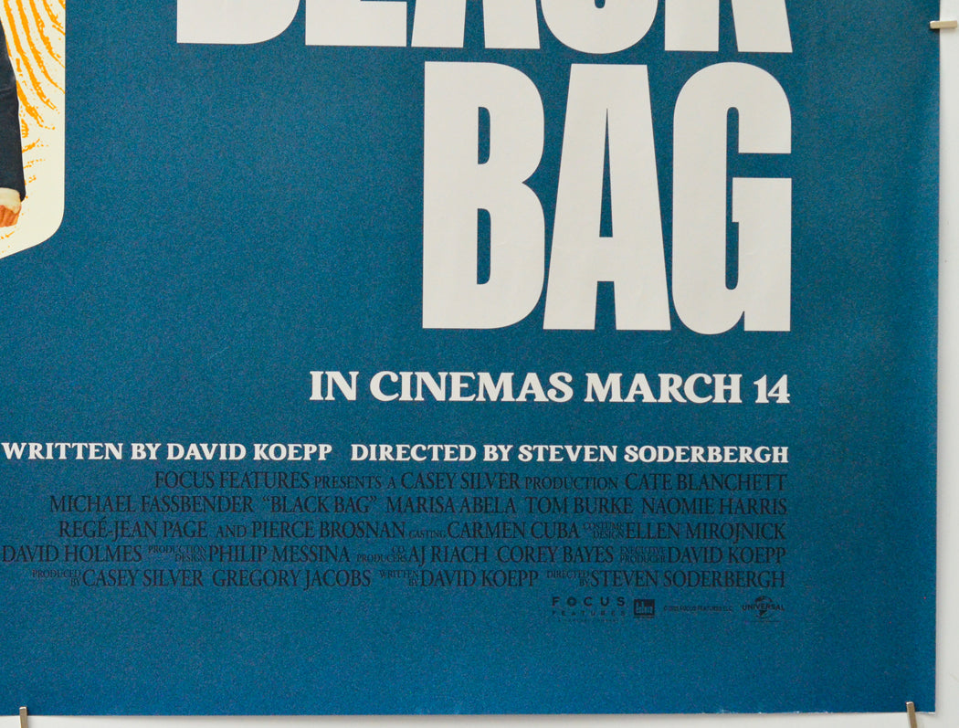 Black Bag (Bottom Right) Cinema Quad Movie Poster 