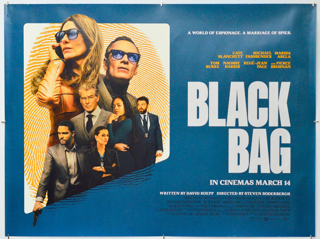Black Bag - Original Quad Poster - Film Poster - Movie Poster