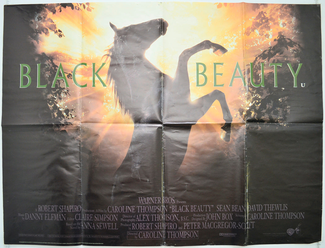 Black Beauty Original Quad Poster - Film Poster - Movie Poster  