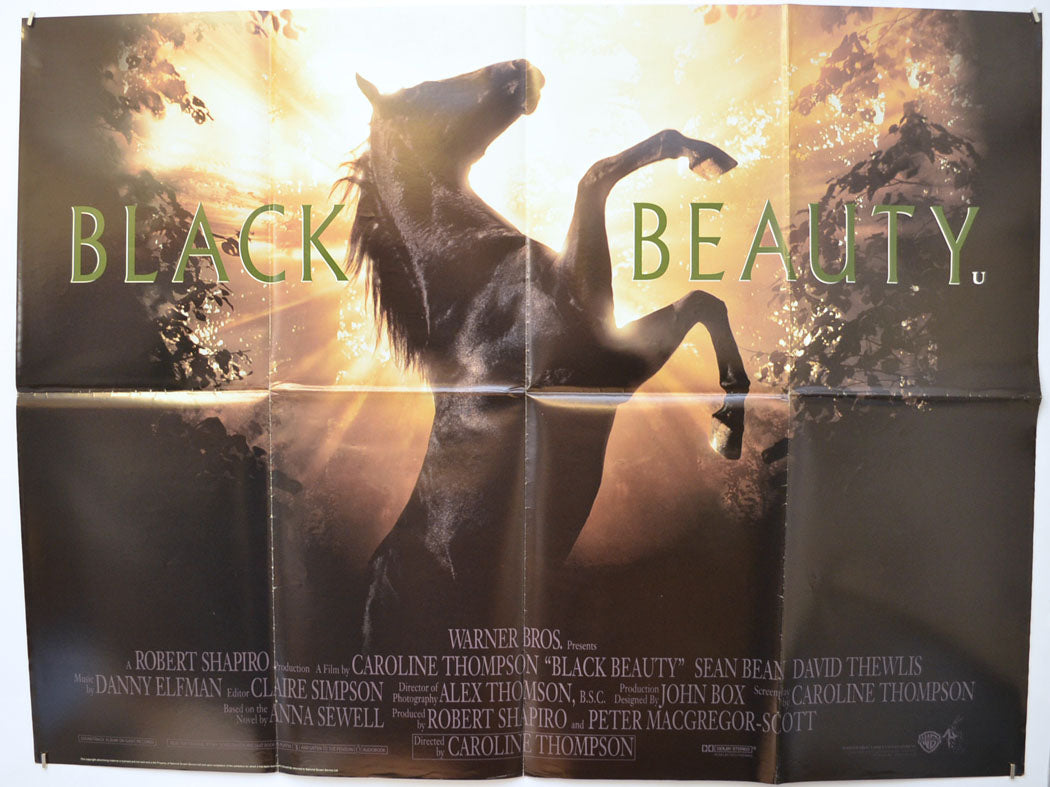 Black Beauty  Original Quad Poster - Film Poster - Movie Poster