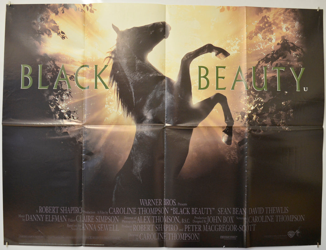 Black Beauty Original Quad Poster - Film Poster - Movie Poster