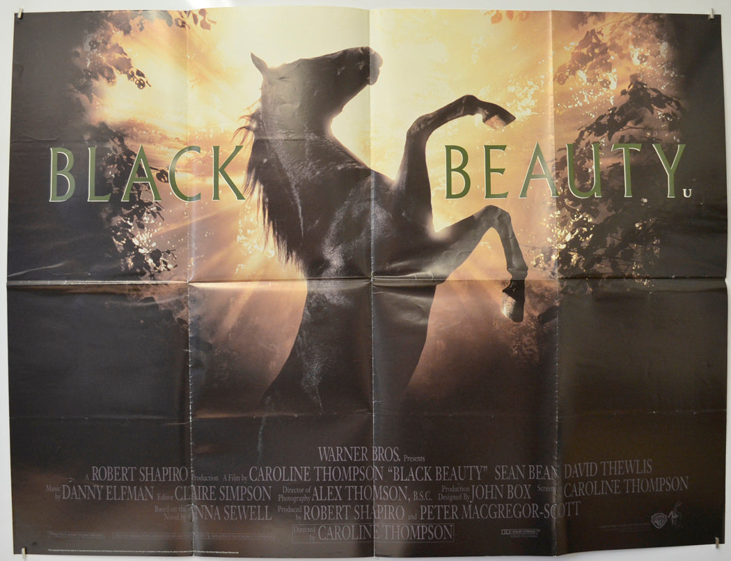 Black Beauty Original Quad Poster - Film Poster - Movie Poster