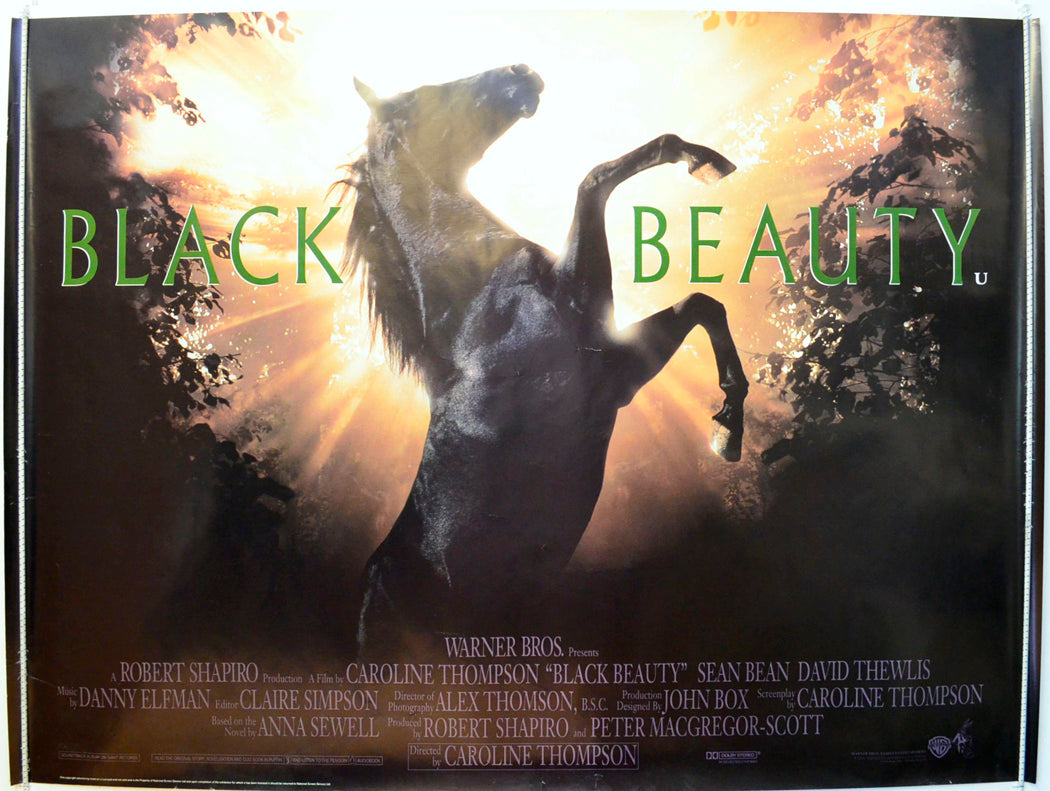 Black Beauty Original British Quad Poster - Film Poster - Movie Poster 