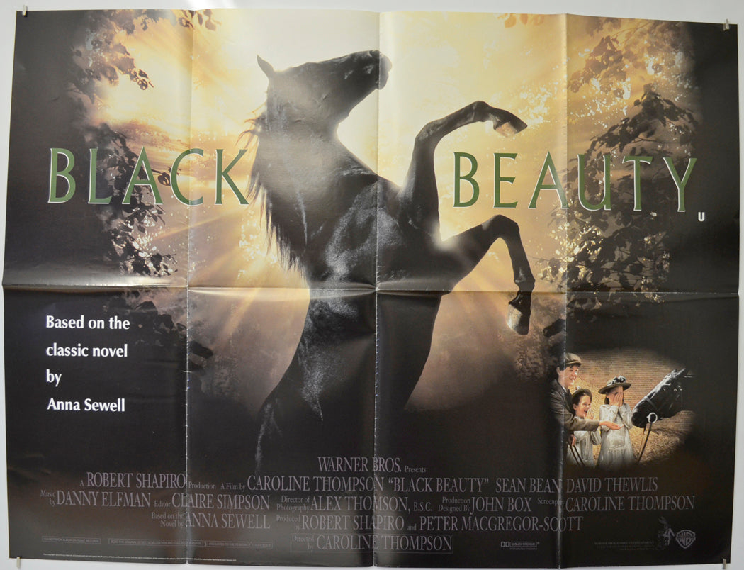 Black Beauty (Version 2)  Original Quad Poster - Film Poster - Movie Poster