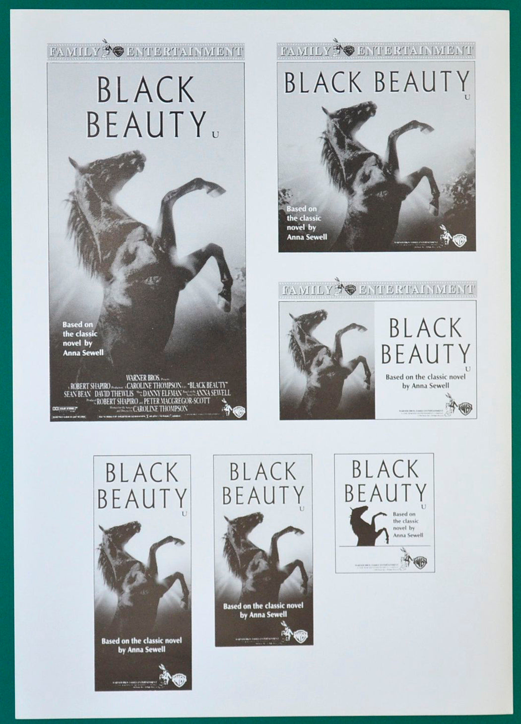 Black Beauty - Ad Blocks Sheet