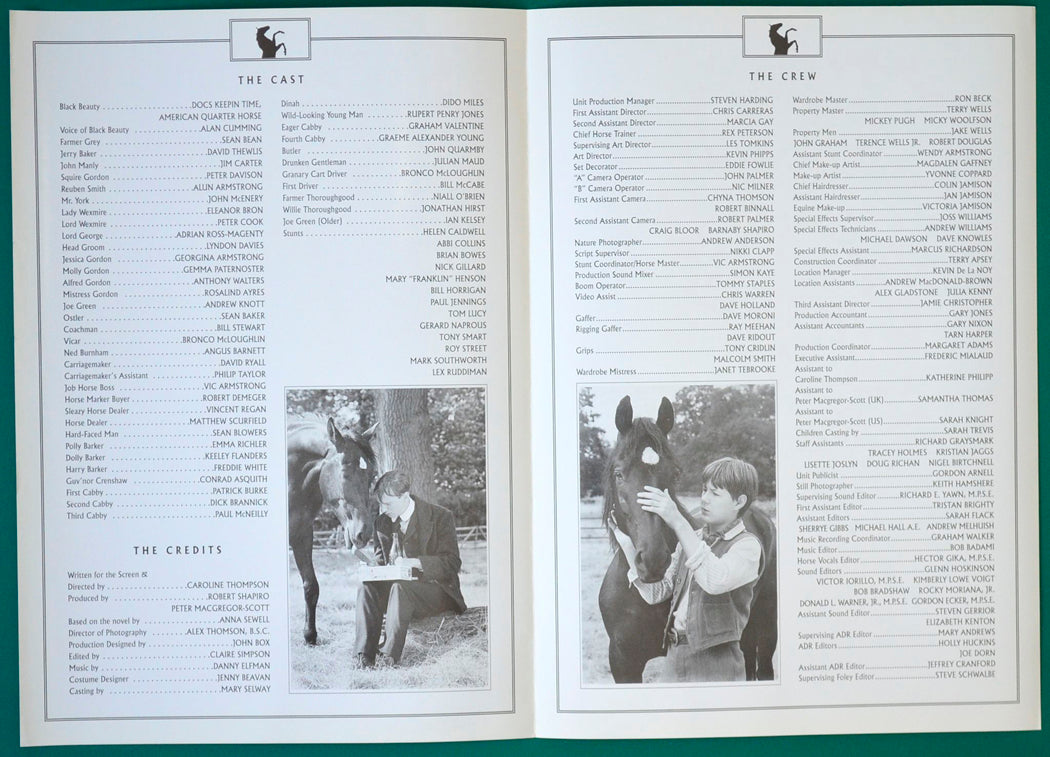 Black Beauty - Synopsis Booklet - Inside