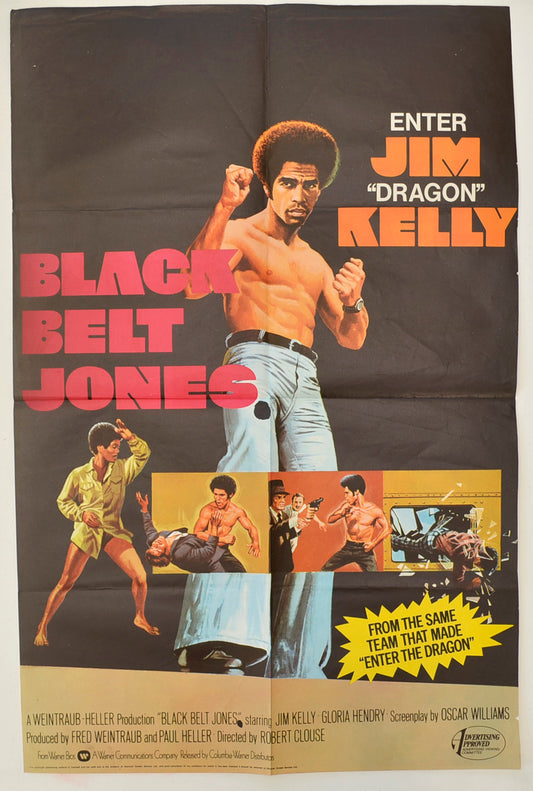 Black Belt Jones Original Quad Poster - Film Poster - Movie Poster  