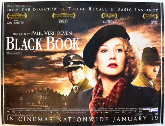 Black Book  (a.k.a. Zwartboek)   Original British Quad Poster - Film Poster - Movie Poster 