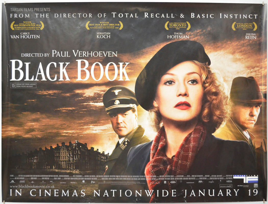 Black Book (a.k.a. Zwartboek ) Original Quad Poster - Film Poster - Movie Poster