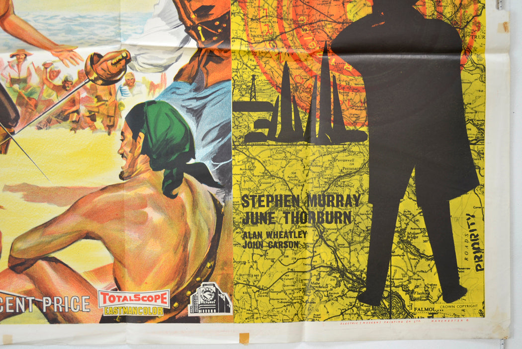 THE BLACK BUCCANEER / MASTER SPY (Bottom Right) Cinema Quad Movie Poster 