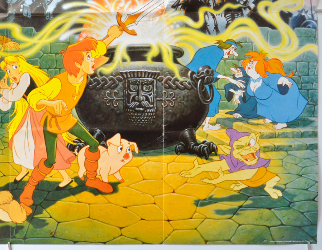 THE BLACK CAULDRON (Bottom Right) Cinema Quad Movie Poster 