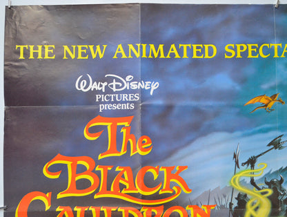 THE BLACK CAULDRON (Top Left) Cinema Quad Movie Poster 