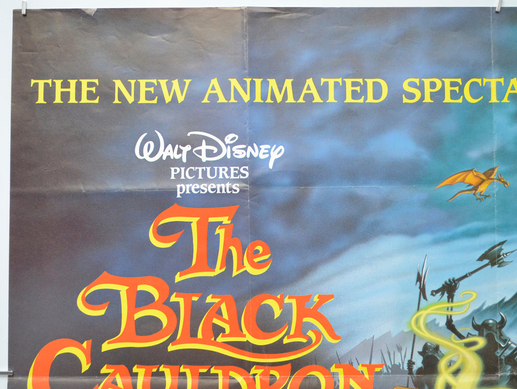 THE BLACK CAULDRON (Top Left) Cinema Quad Movie Poster 