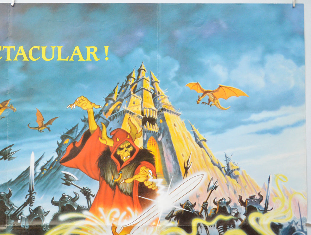 THE BLACK CAULDRON (Top Right) Cinema Quad Movie Poster 