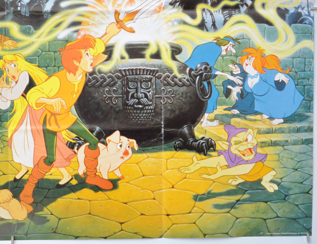 THE BLACK CAULDRON (Bottom Right) Cinema Quad Movie Poster 