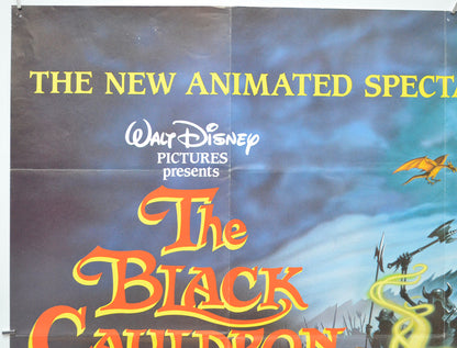 THE BLACK CAULDRON (Top Left) Cinema Quad Movie Poster 