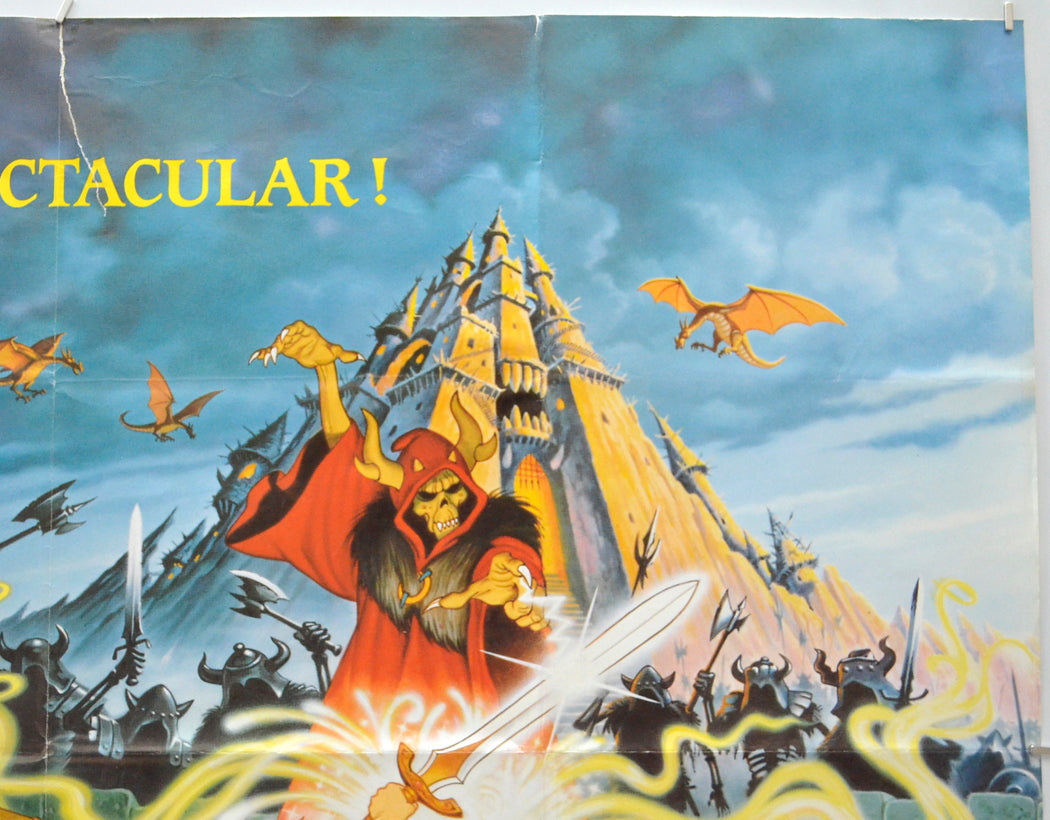 THE BLACK CAULDRON (Top Right) Cinema Quad Movie Poster 