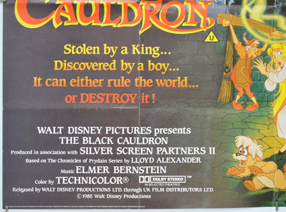 THE BLACK CAULDRON (Bottom Left) Cinema Quad Movie Poster 