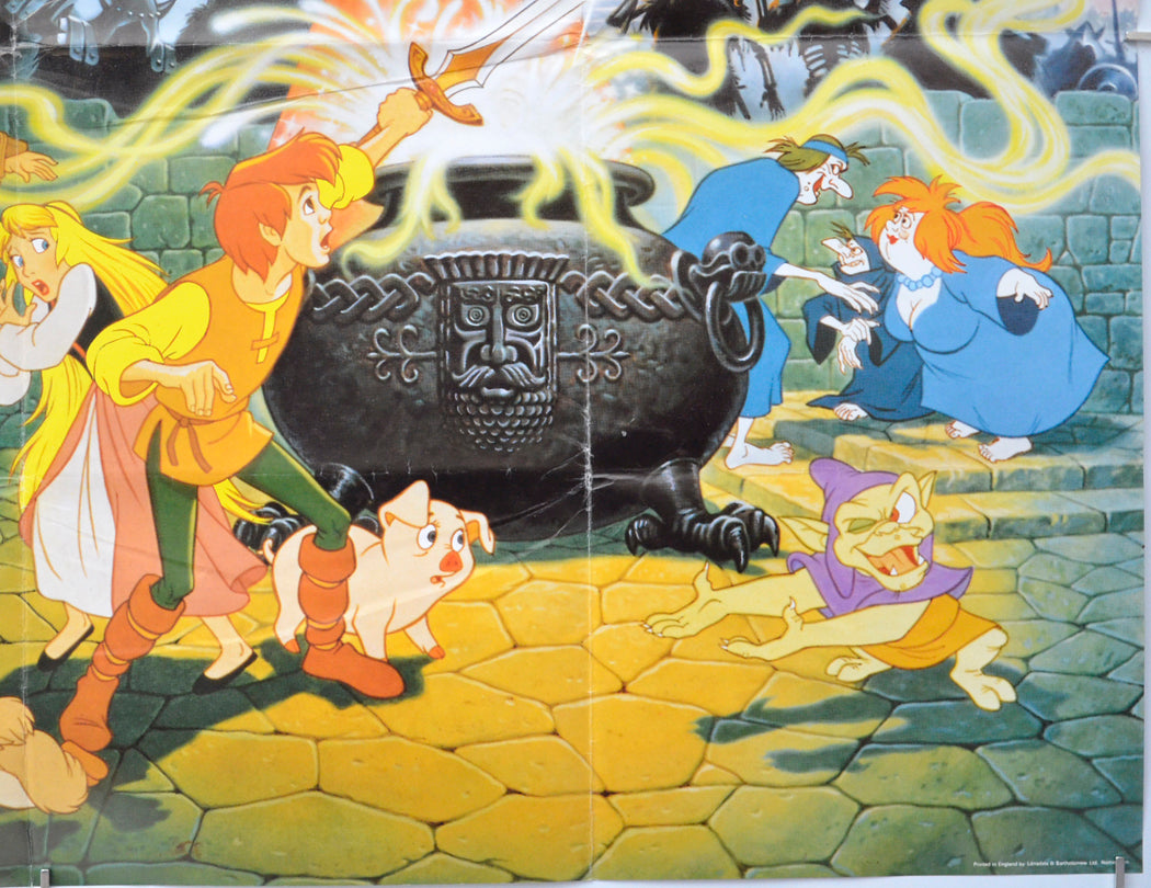 THE BLACK CAULDRON (Bottom Right) Cinema Quad Movie Poster 