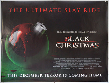 Black Christmas Original Quad Poster - Film Poster - Movie Poster