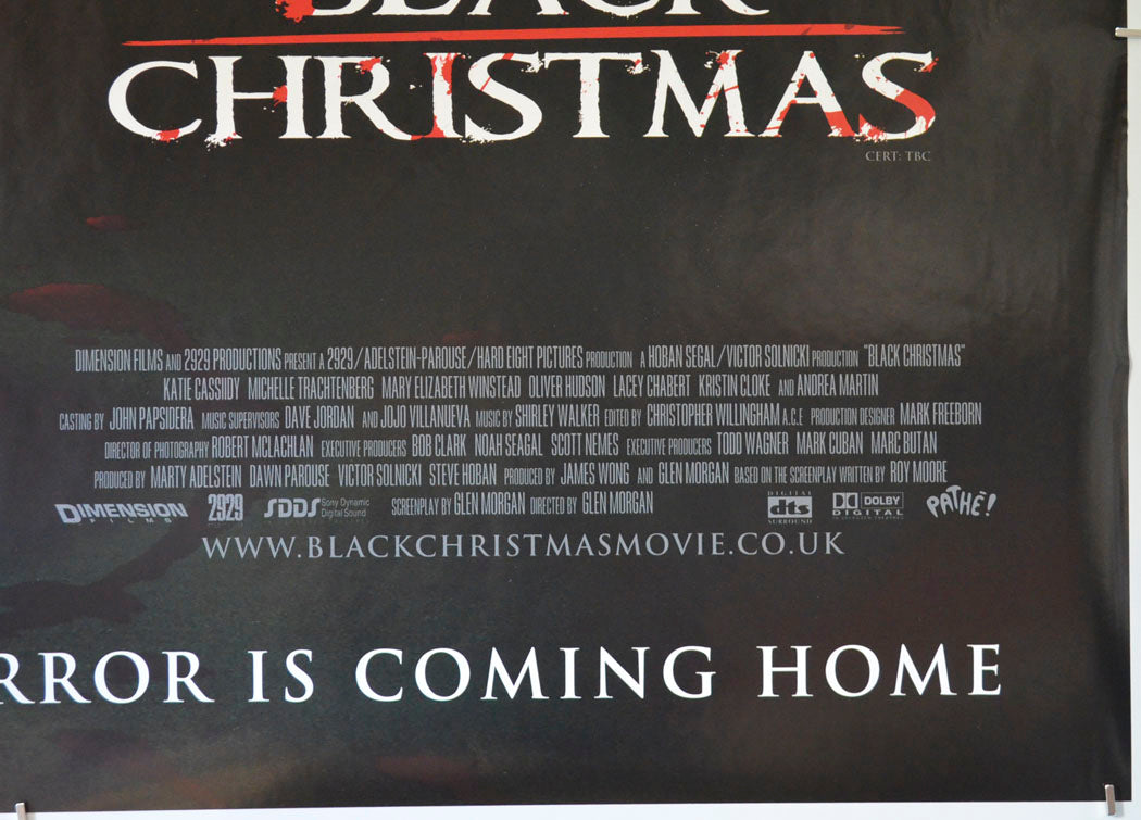 BLACK CHRISTMAS (Bottom Right) Cinema Quad Movie Poster 