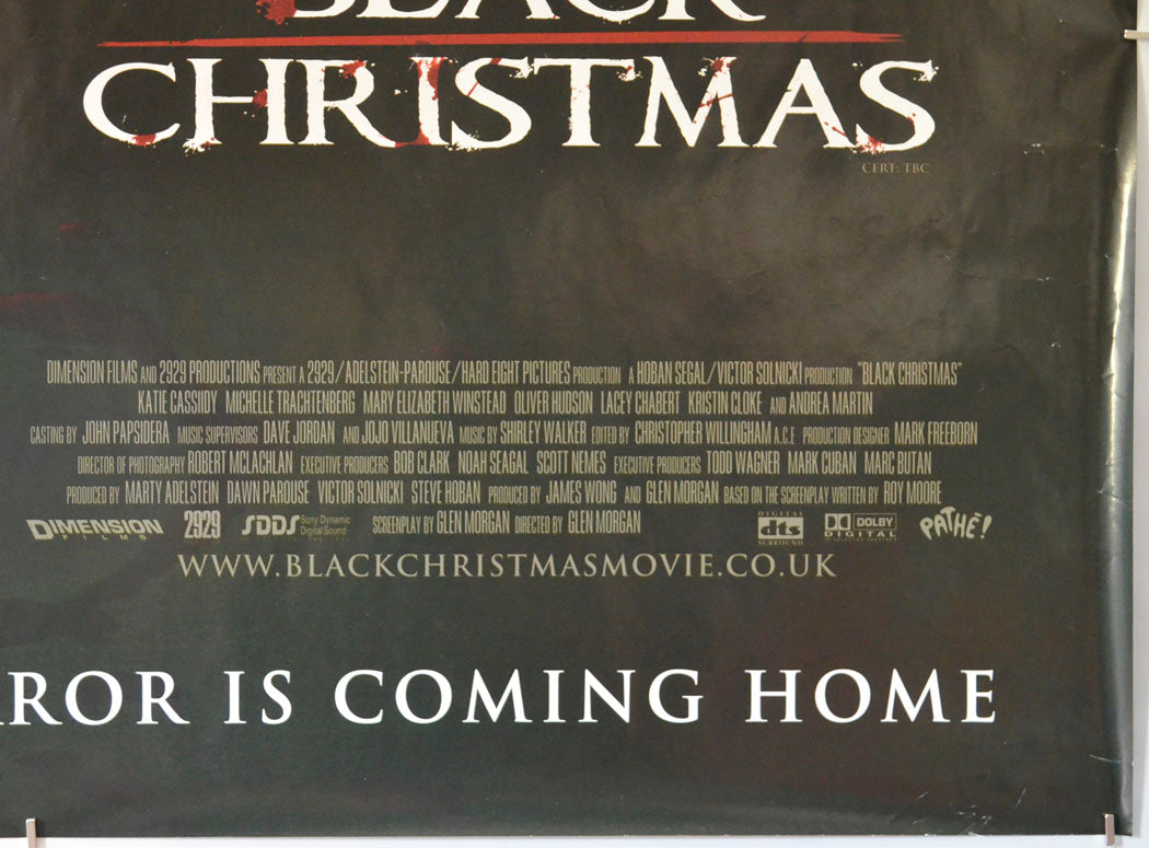 BLACK CHRISTMAS (Bottom Right) Cinema Quad Movie Poster 