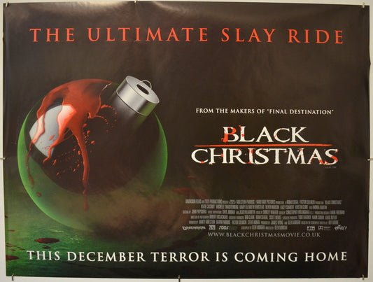 Black Christmas  Original Quad Poster - Film Poster - Movie Poster