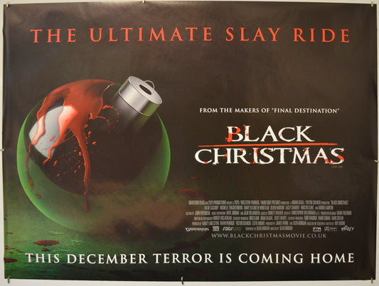 Black Christmas  Original Quad Poster - Film Poster - Movie Poster